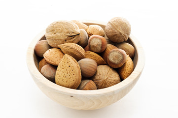 nuts in basket