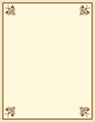 Ornate blank page