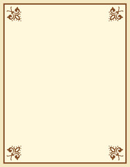 Ornate blank page