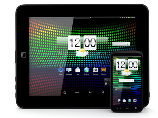 Tablet pc and smartphone