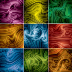 vector abstract background set (eps10, CMYK colors)