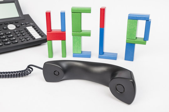 toy blocks sceaming HELP