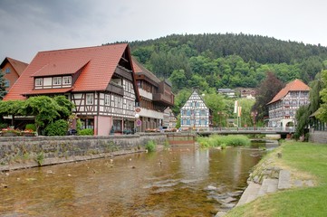 Obraz premium maison allemande à colombarge