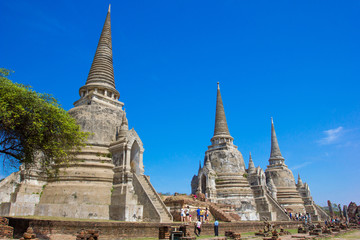 Wat Phra Si Sanphet  Temple of Ayutthaya Historical, Thailand