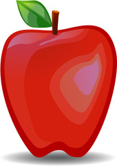 Apple vector illustration icon