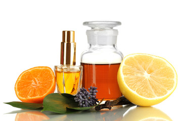 Create perfume isolated on white