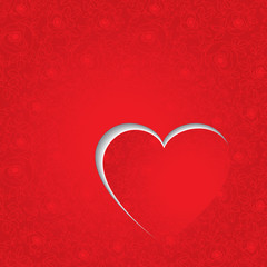 valentine's day red heart