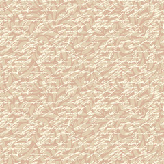 Abstract seamless hand write pattern with floral ornament