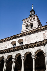 Fototapeta premium The famous ancient aqueduct in Segovia, Castilla y Leon, Spain