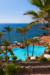 Pool at Tenerife island - Canary