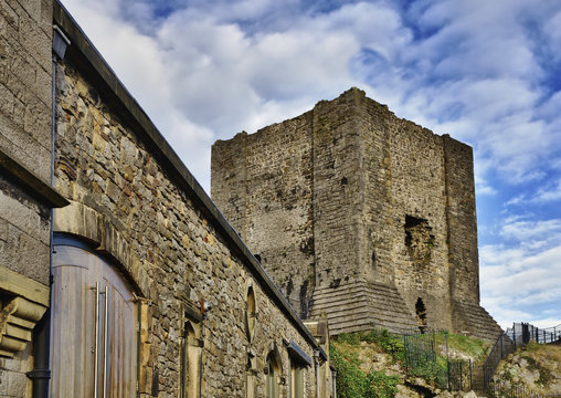 View Of Clitheroe Castle, Lancashire.