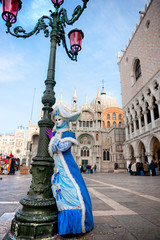 Naklejka premium Venice Mask, Carnival.