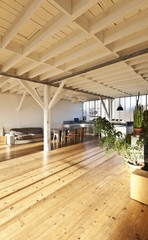 interno grande loft