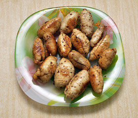Икра окуня жареная