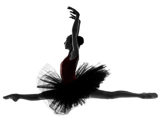 young woman ballerina ballet dancer dancing
