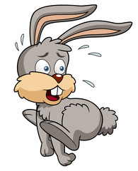 Illustration of bunny rabbit cartoon