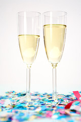 Celebration with Two Winge Glasses
