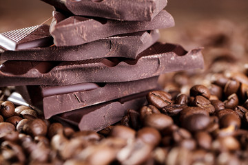 Schokolade und Kaffee