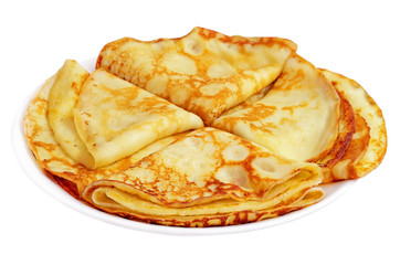 Pancakes on a plate
