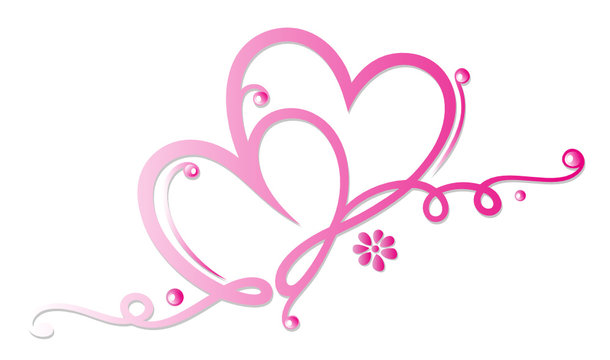 Herz, Herzen, Liebe, love, Valentinstag, rosa