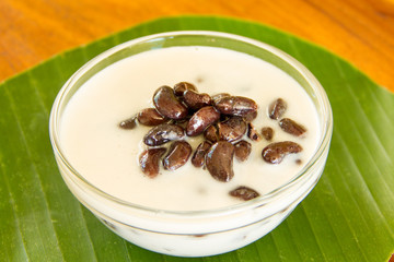 Black Beans in Coconut Milk with Sticky Rice