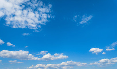 Obraz premium blue sky with clouds, sky background