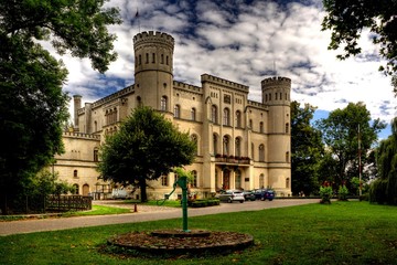 Fototapeta na wymiar Rokosowo zamek w Polsce