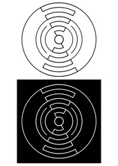 Abstract circular design