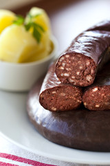Boudin, viande, cuisine, gastronomie, charcuterie