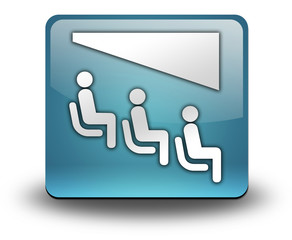 Light Blue 3D Effect Icon 