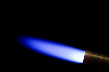 Flame of a gas burner