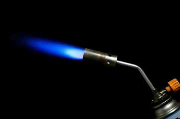 Flame of a gas burner