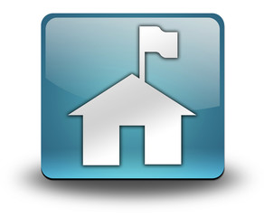 Light Blue 3D Effect Icon 