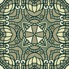 Vector square decorative design element