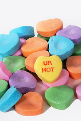 Valentine Candy Hearts "UR Hot"