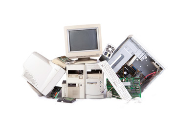 electronic waste - obrazy, fototapety, plakaty