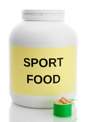 nutritional supplement for athletes in the form of protein