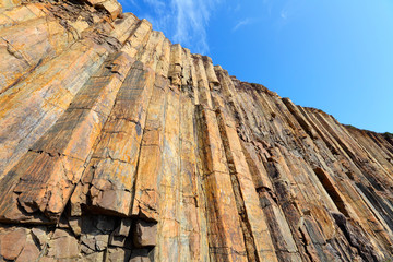 Hong Kong Geographical Park , hexagonal column