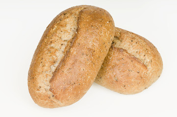 two loafs of bread