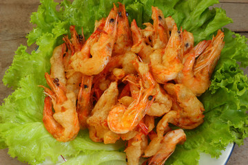 Fried prawn balls