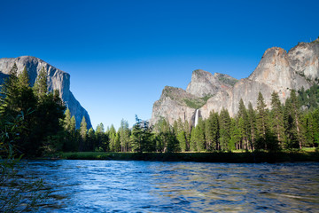 Yosemite Mirror Lake - obrazy, fototapety, plakaty