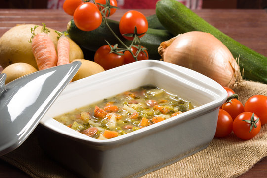 Minestrone - Italian vegetable soup
