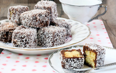 Australian lamingtons