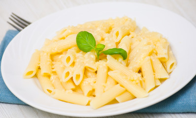 penne pasta with cheese
