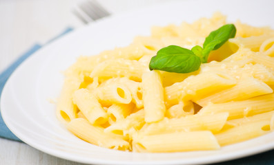 penne pasta with cheese
