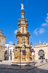 Virgin column. Nard&ograve;. Puglia. Italy.