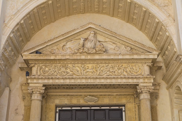Church of Carmine. Nardò. Puglia. Italy.