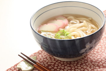 japanese cuisine, Udon noodles with Kamaboko