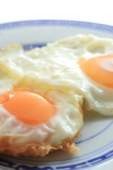 sunny side up on chinese dish