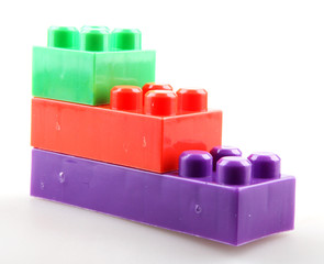 Plastic building blocks